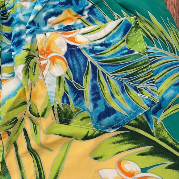 Men’s NWOT Polo Ralph Lauren Hawaiian print swim trunks size XL - Picture 5 of 8